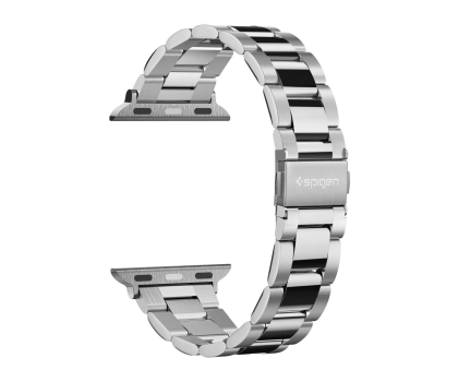 Pasek i akcesoria do zegarków SPIGEN Modern Fit Band do Apple Watch 40/41/42 mm srebrny